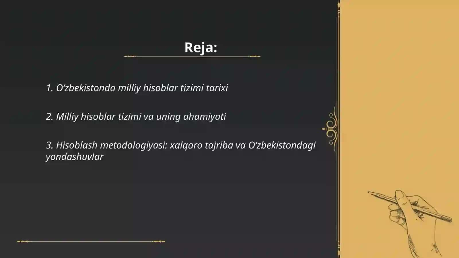Oʻzbekistonda milliy hisoblar tizimi: holati va istiqbollari 2
