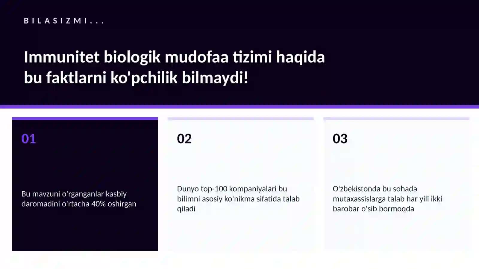 Immunitet biologik mudofaa tizimi 2
