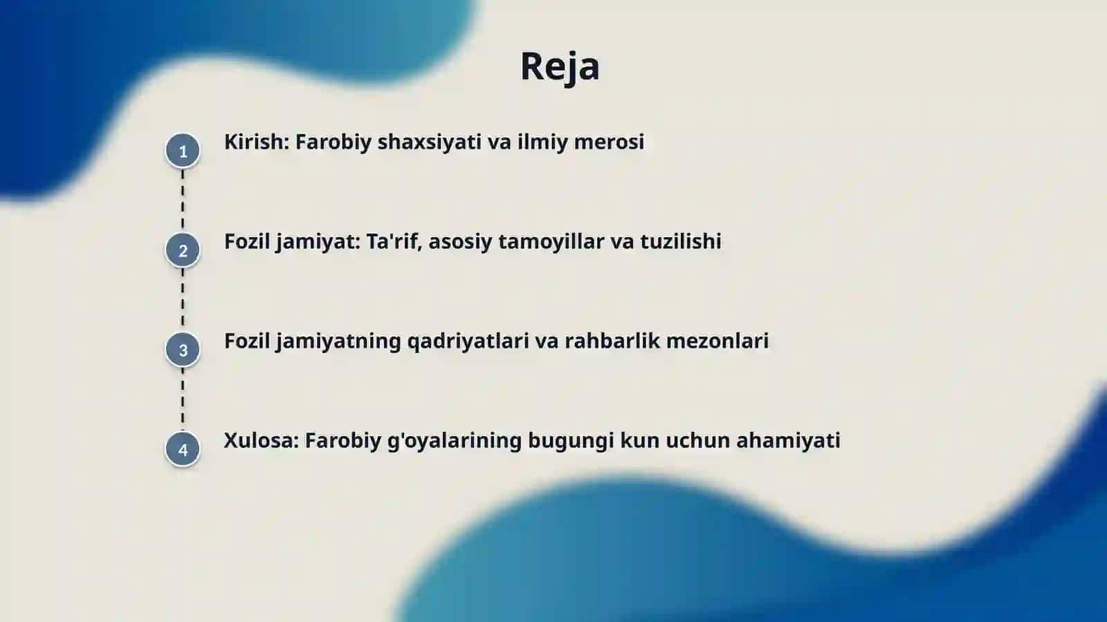 Abu Nasr Farobiyning Fozil jamiyat haqidagi fikrlari va uning bugungi kundagi ahamiyati 2