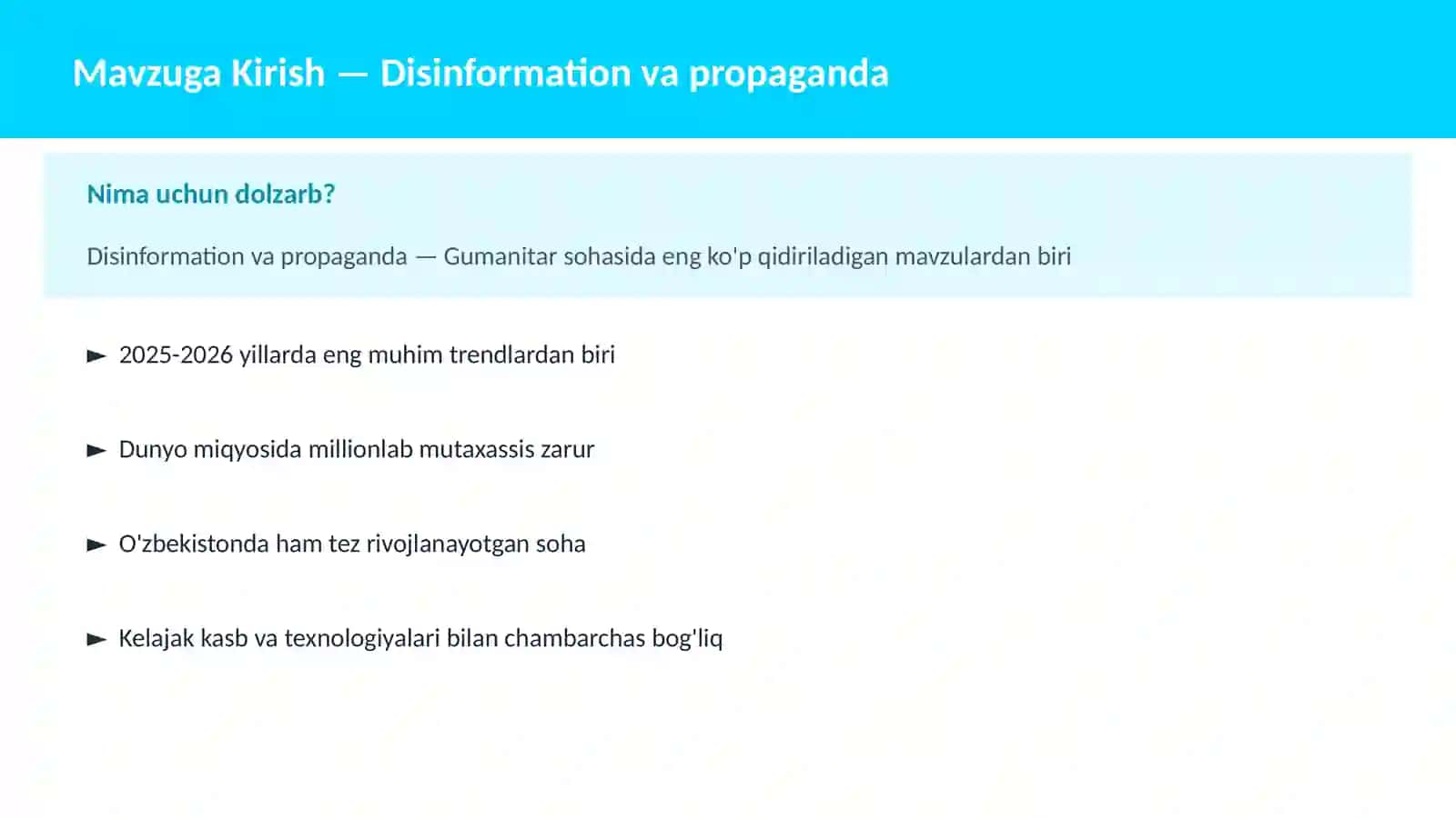 Disinformation va propaganda 2