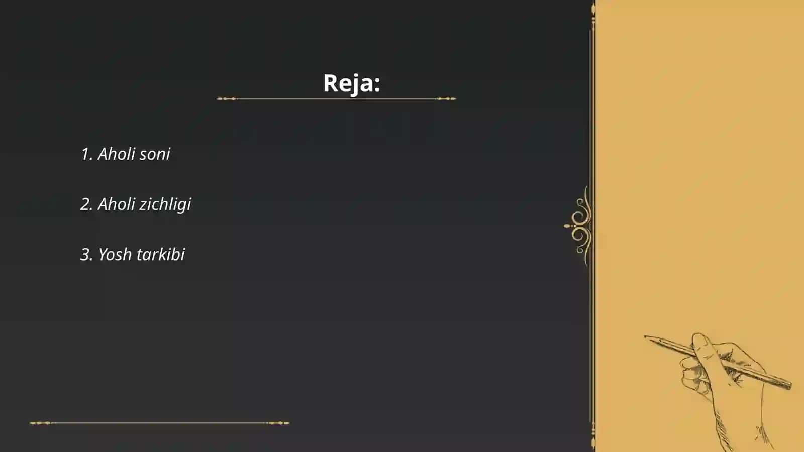 Aholi statistikasi 2