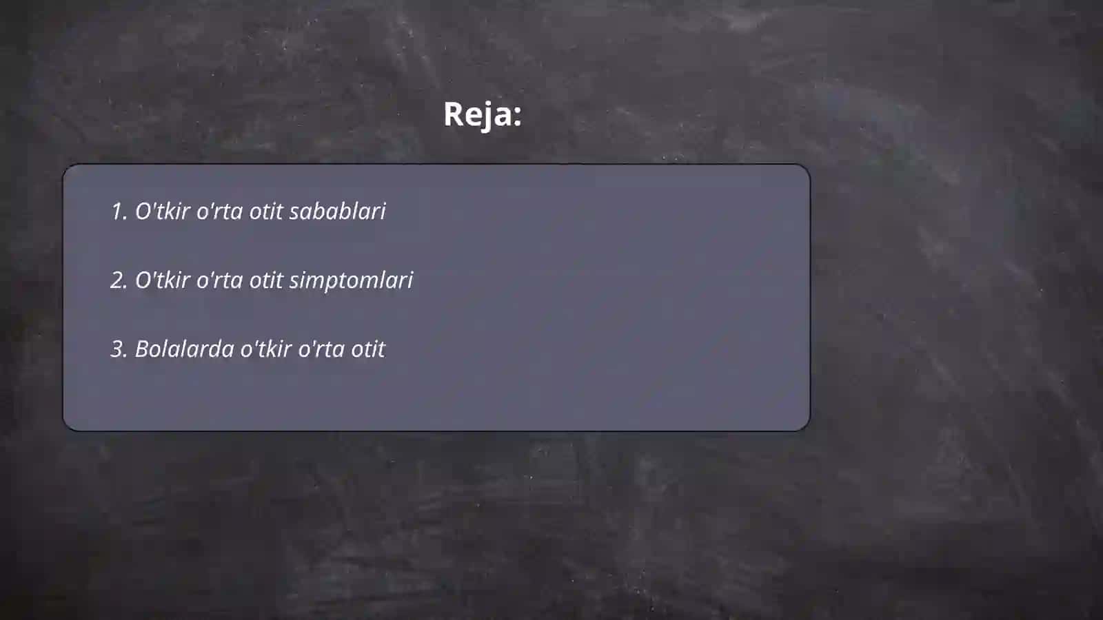 O'tkir o'rta otit 2