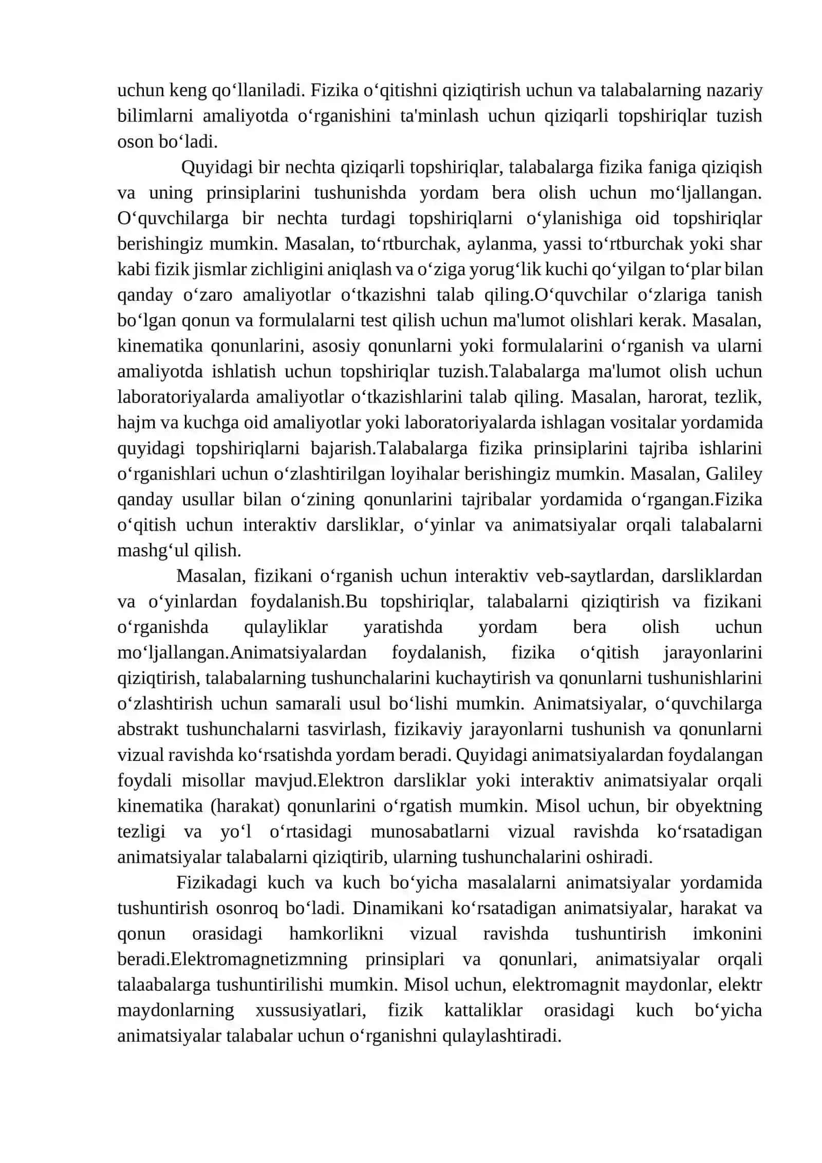 FIZIKA FANINI O‘QITISHDA INTERAKTIV USULLARDAN FOYDALANISH 2