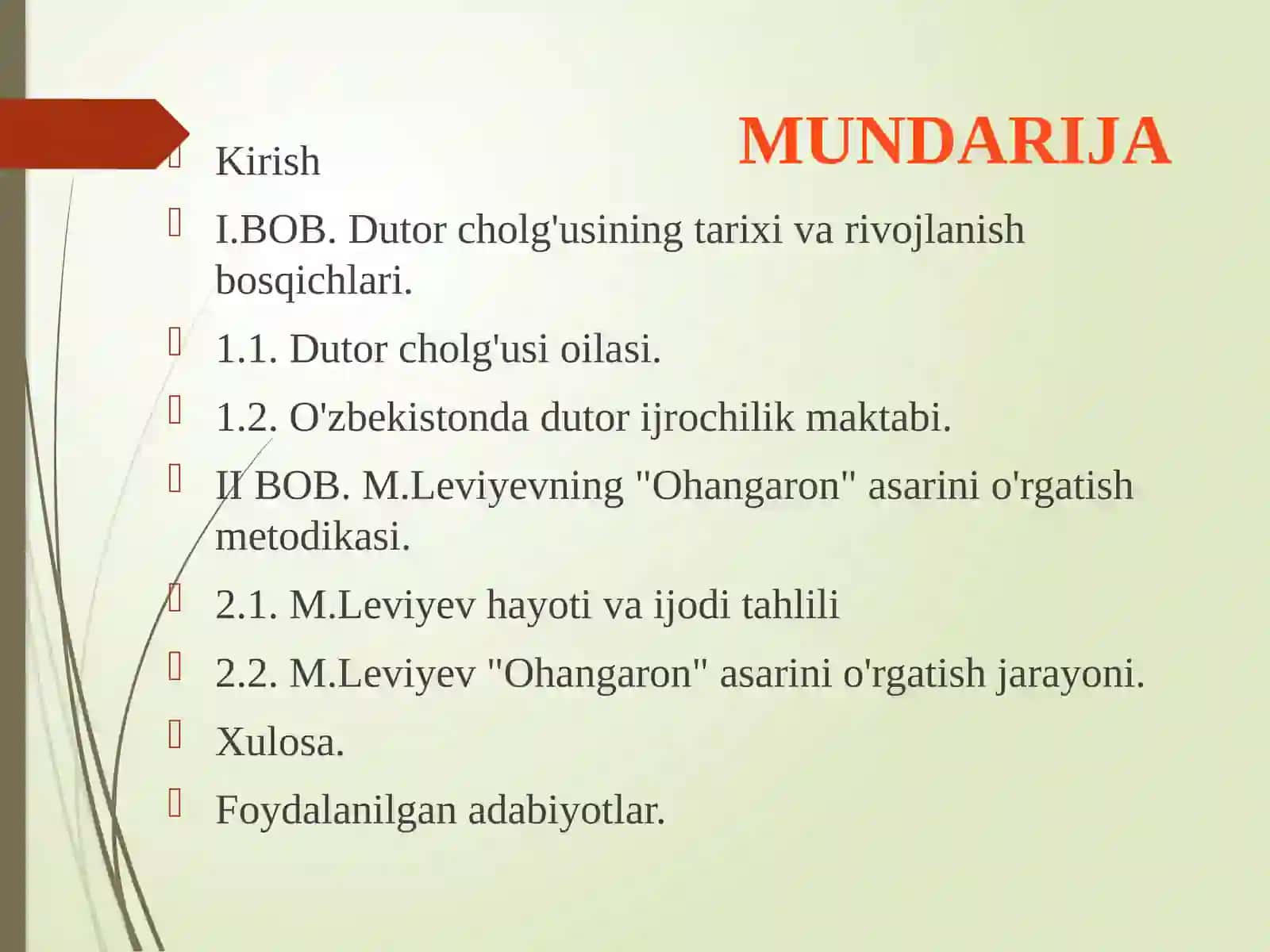 "Ohangaron" asarini o‘rgatish uslubiyoti 2