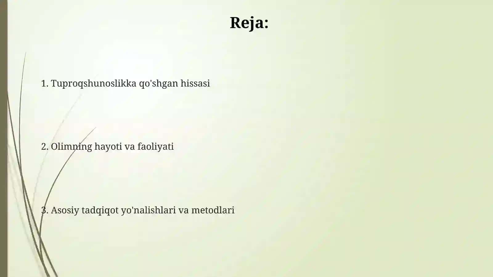 Tuproqshunoslik faniga hissa qoshgan olim 2