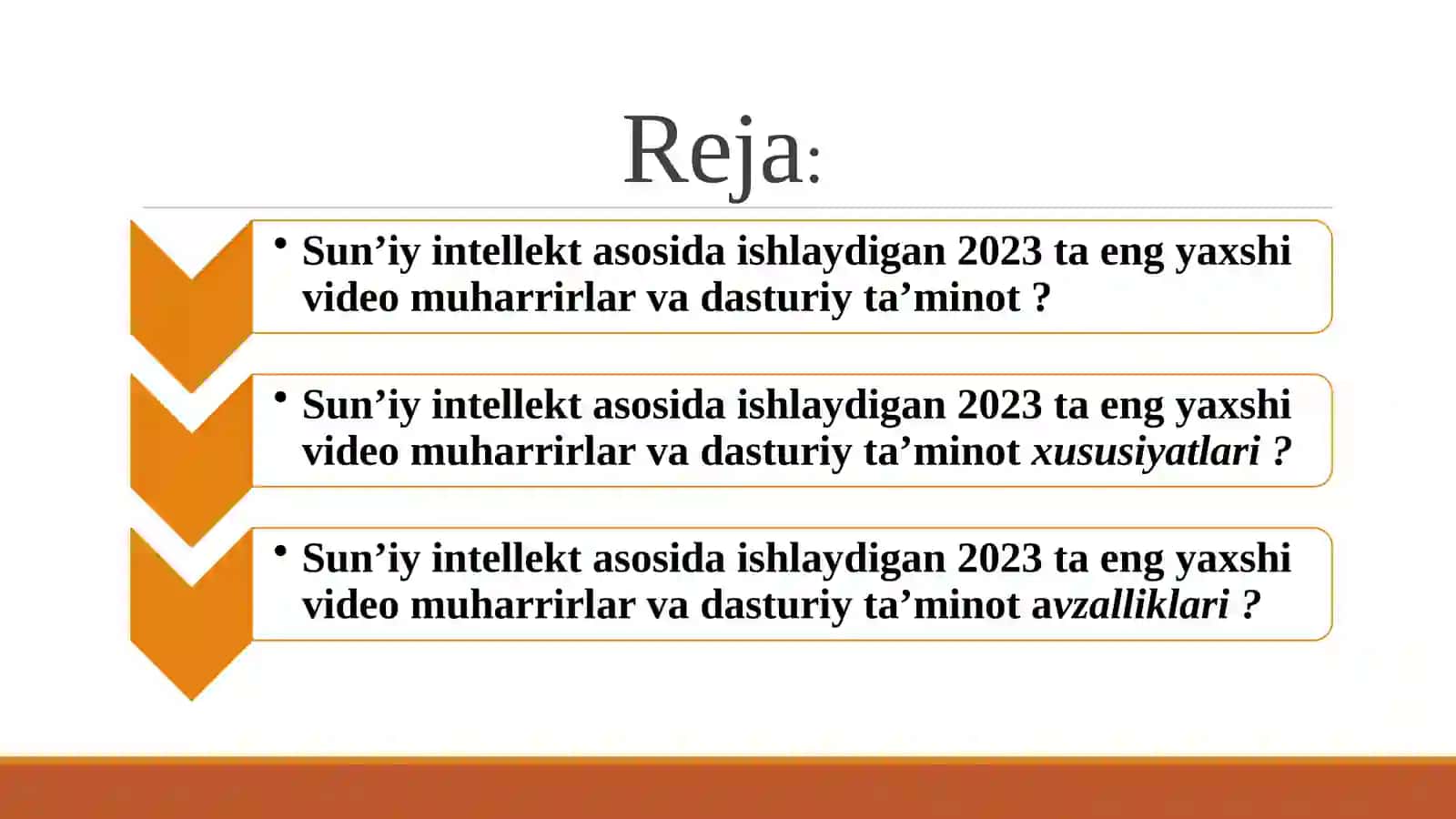 Suniy intelekt yordamida videomuharrir 2