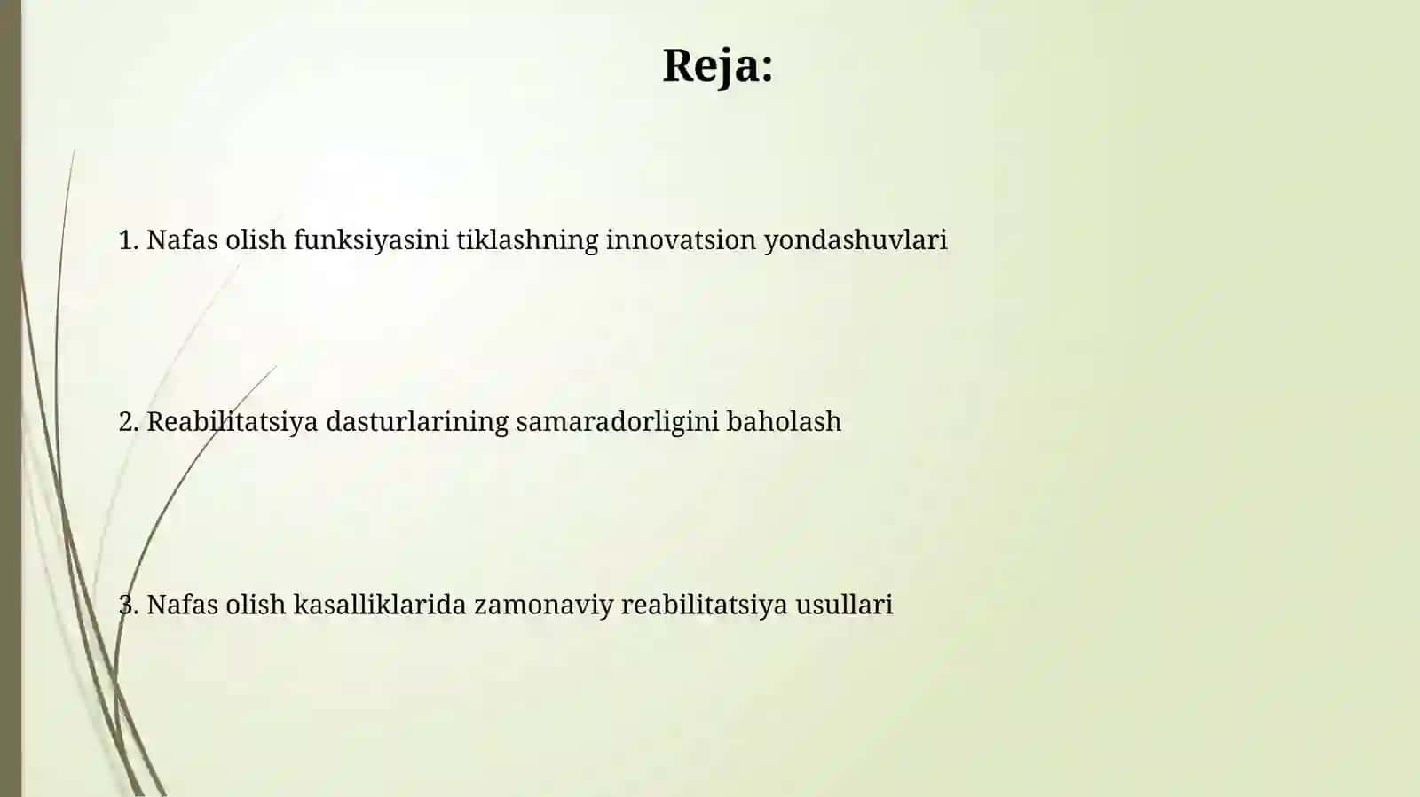 Nafas tizimi kasalliklarida zamonaviy reabilitatsiya usullari 2