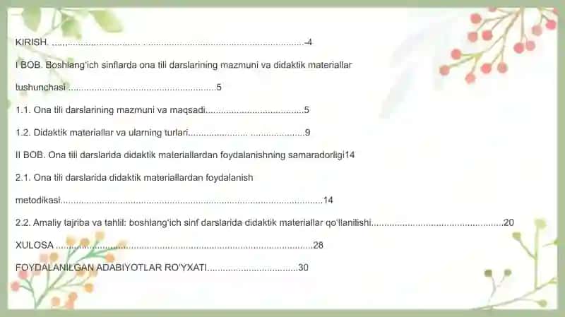 Ona tili darslarida didaktik materiallardan foydalanish 2