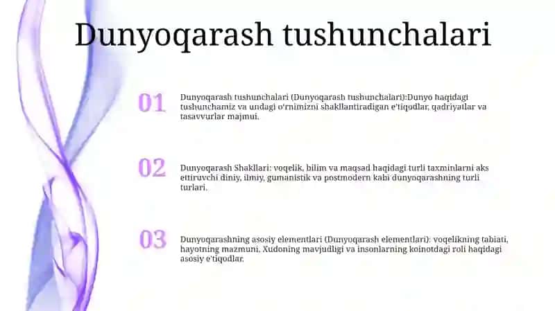 Dunyoqarash Shakllari 2