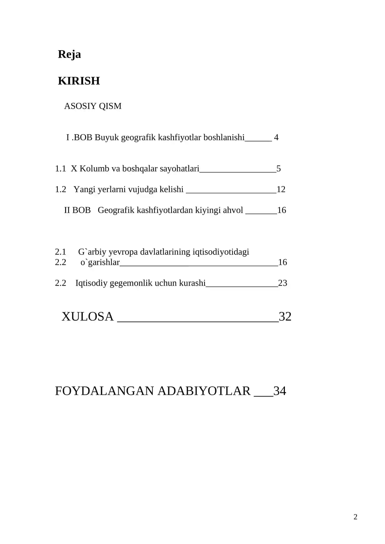 Buyuk geografik kashfiyotlarning g`arbiy yevropa ijtimoiy-iqtisodiy hayotiga ta`siri 2