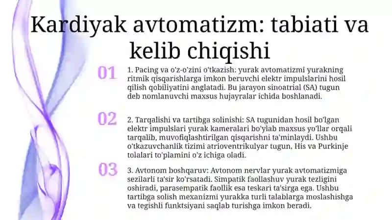 Yurak Avtomatizm Va Uning Boshqarilishi 2