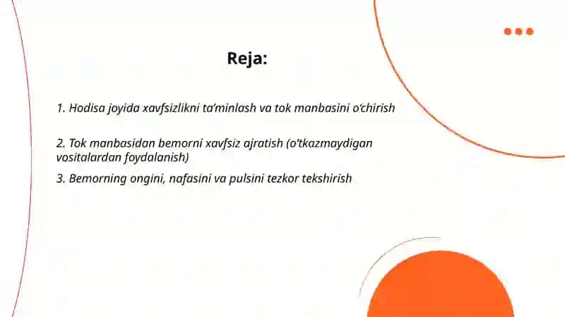 Elektr tokidan shikastlanganda sun’iy nafas oldirishga amal qilinadigan qoidalar 2