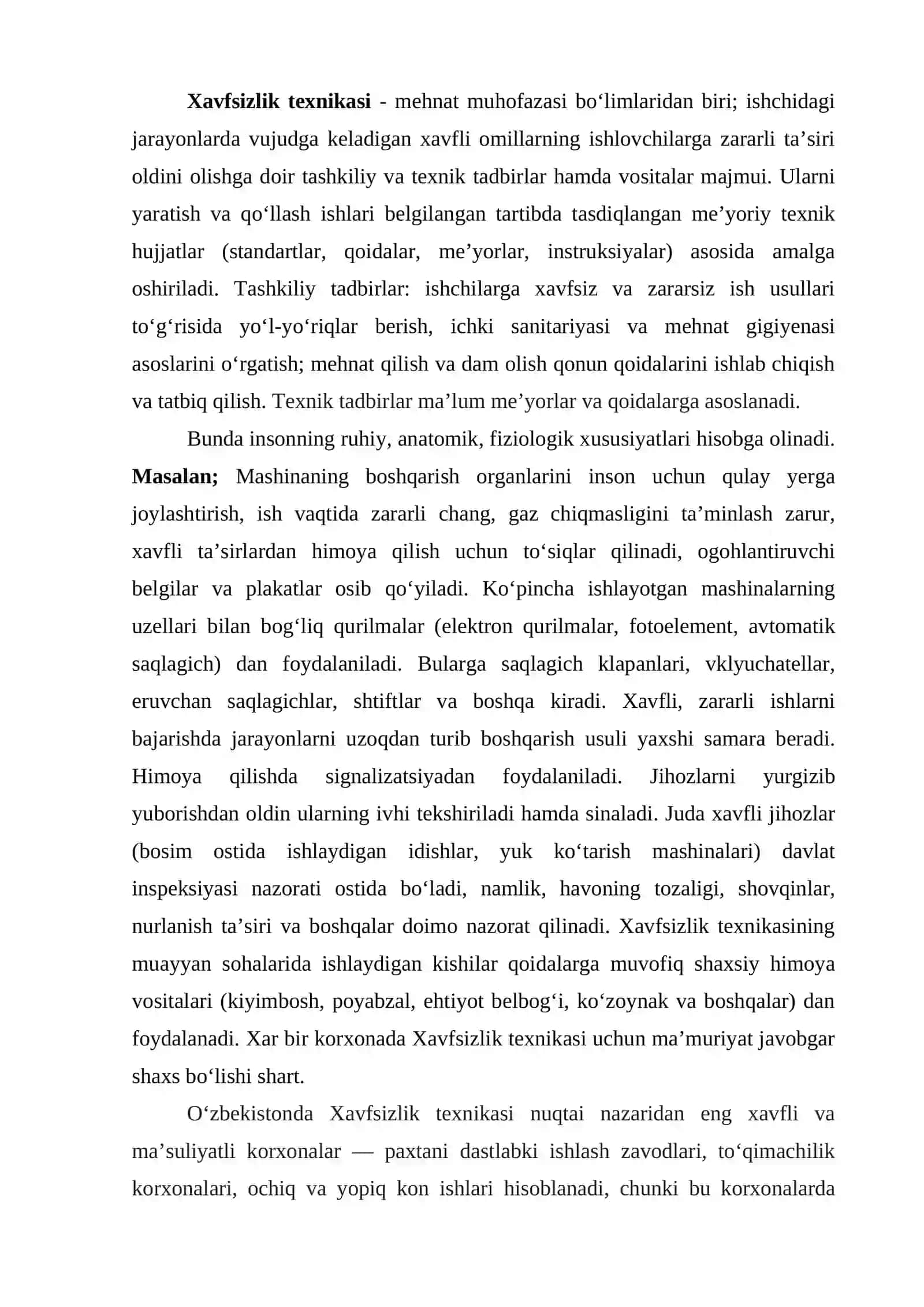 Konchilik korxonalarida oʻziga xos sharoitlar 2