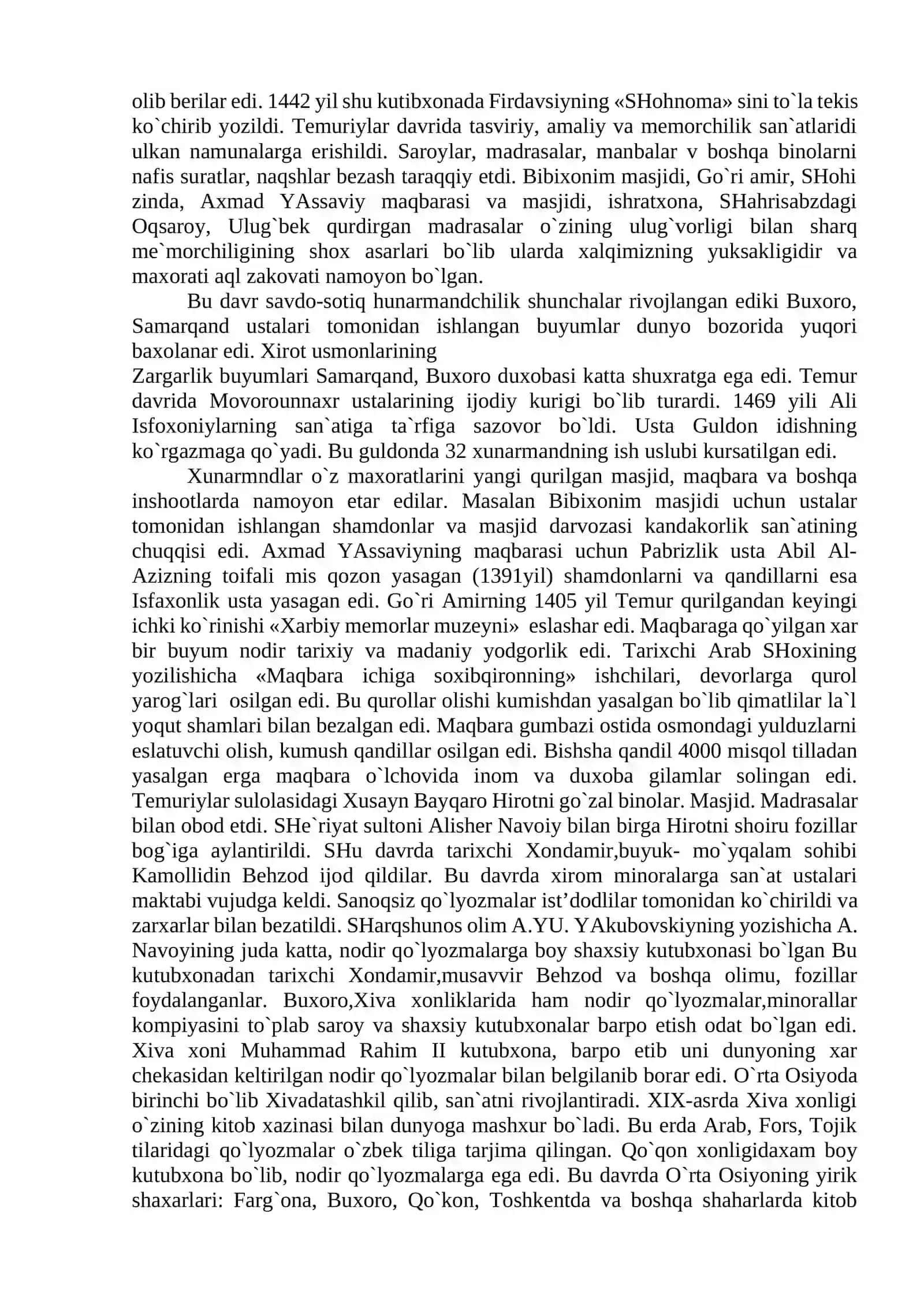 O`zbekistonda muzeylar ishi tarixi 2