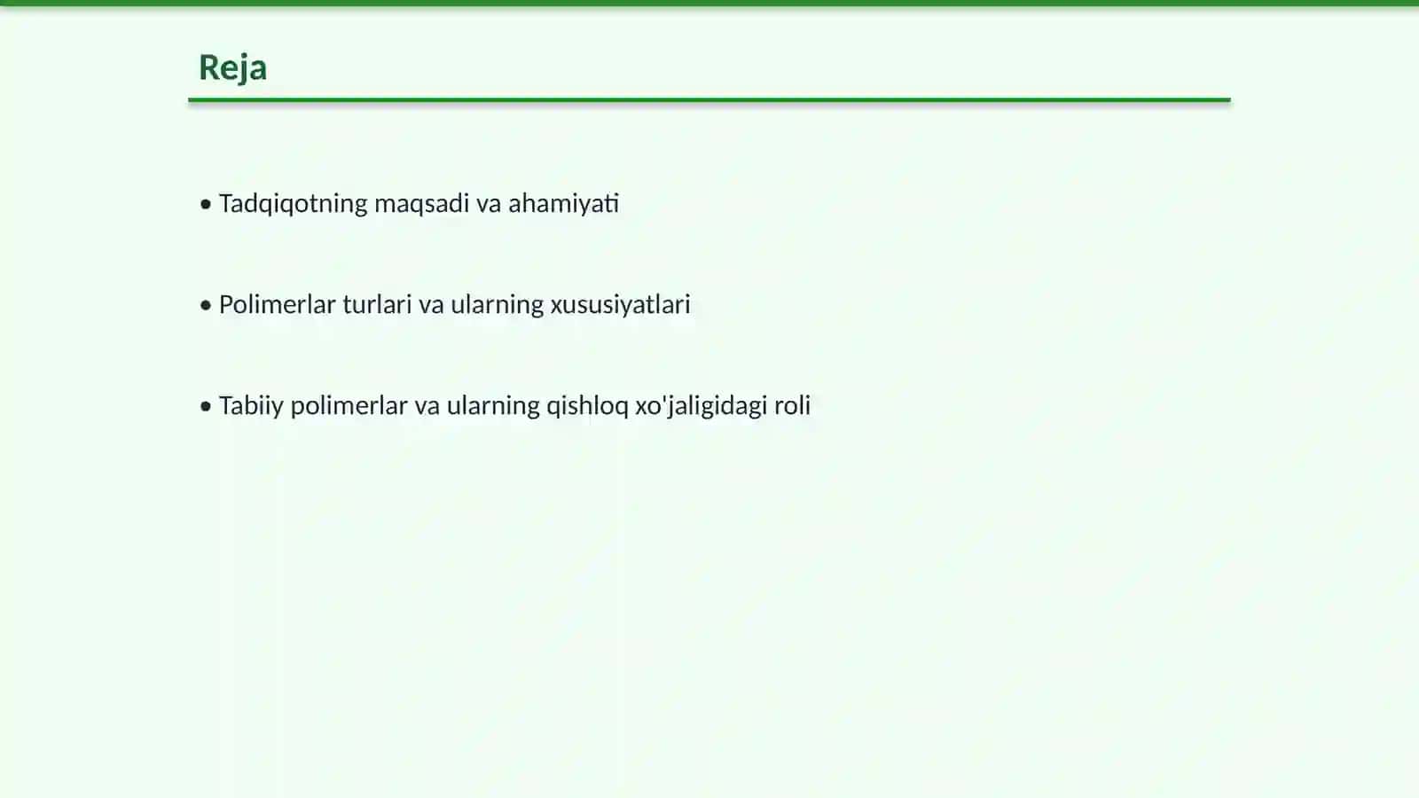 Tabiiy va sintetik polimerlar asosida qishloq xo‘jаligi uchun muhim yangi prеpаrаtlаr 2