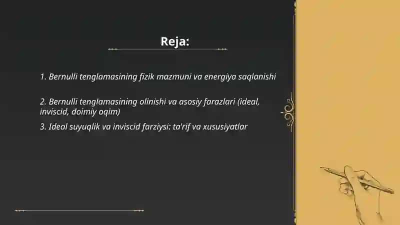 Bernulli tenglamasi 2