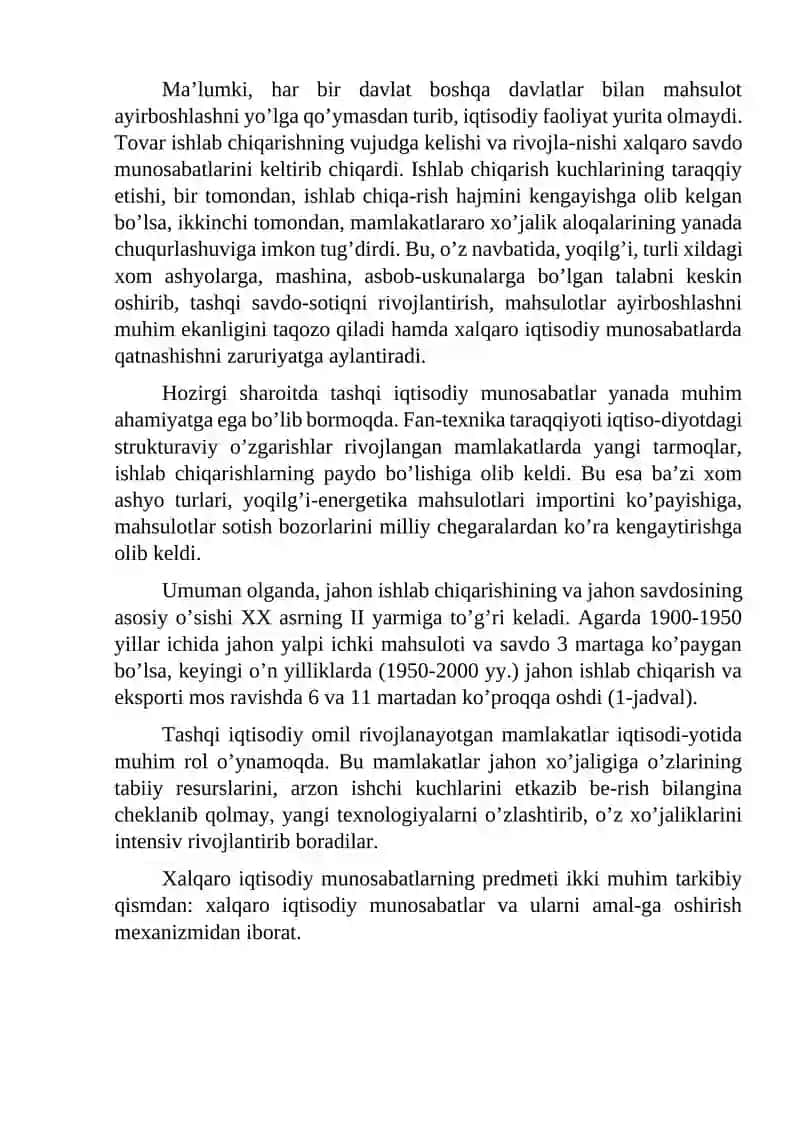 XX asrda jahon siyosati va xalqaro munosabatlarning rivojlanishi 2