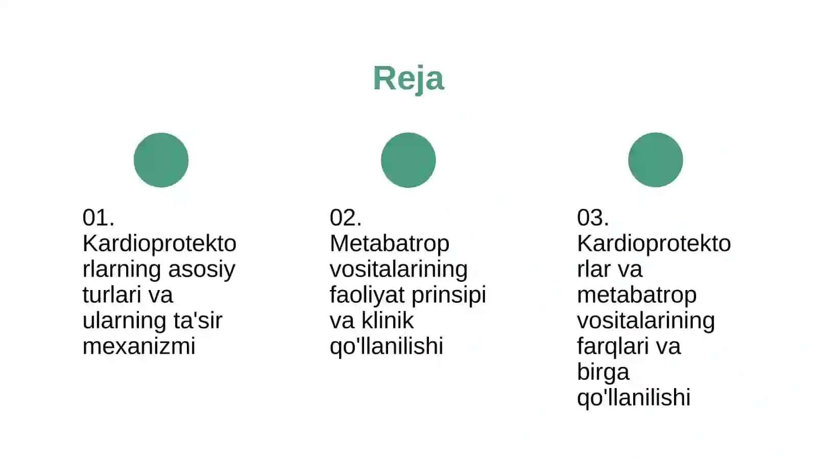 Kardioprotektorlar va metabatrop vositalar 2