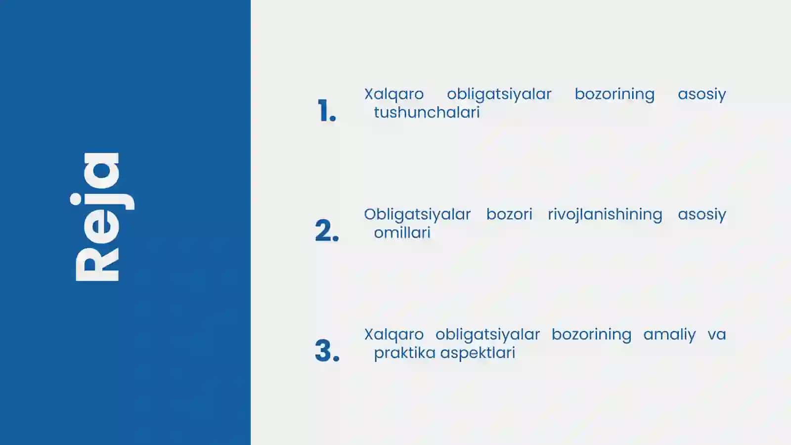 Xalqaro obligatsiyalar bozori va uning rivojlanishi 2