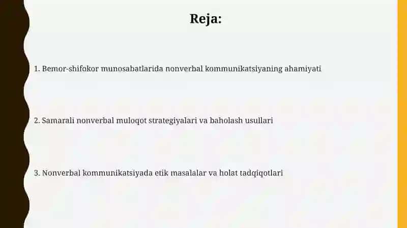 Bemorlarni davolashda noverbal ta'sir etish metodi 2