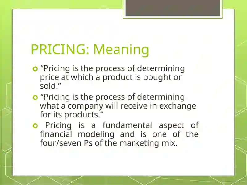 Pricing 2