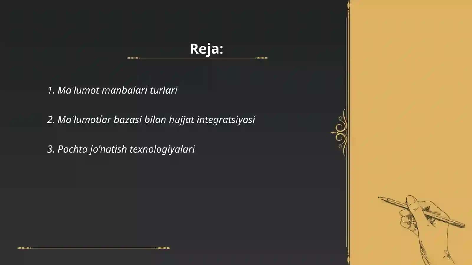 Turlar va ularning turlariga xos xususiyatlar 2