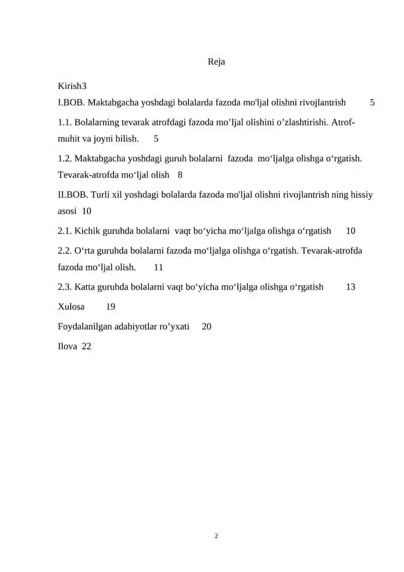 "Maktabgacha yoshdagi bolalarda fazoda mo'ljal olishni rivojlantrishning hissiy asosi" 2