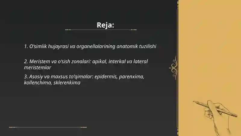 Oʻsimliklar anatomiyasi fiziologiyasi sistematikasi va hayotiy shakllari 2