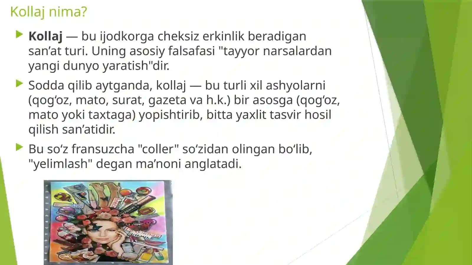 Kollaj va uning turlari 2