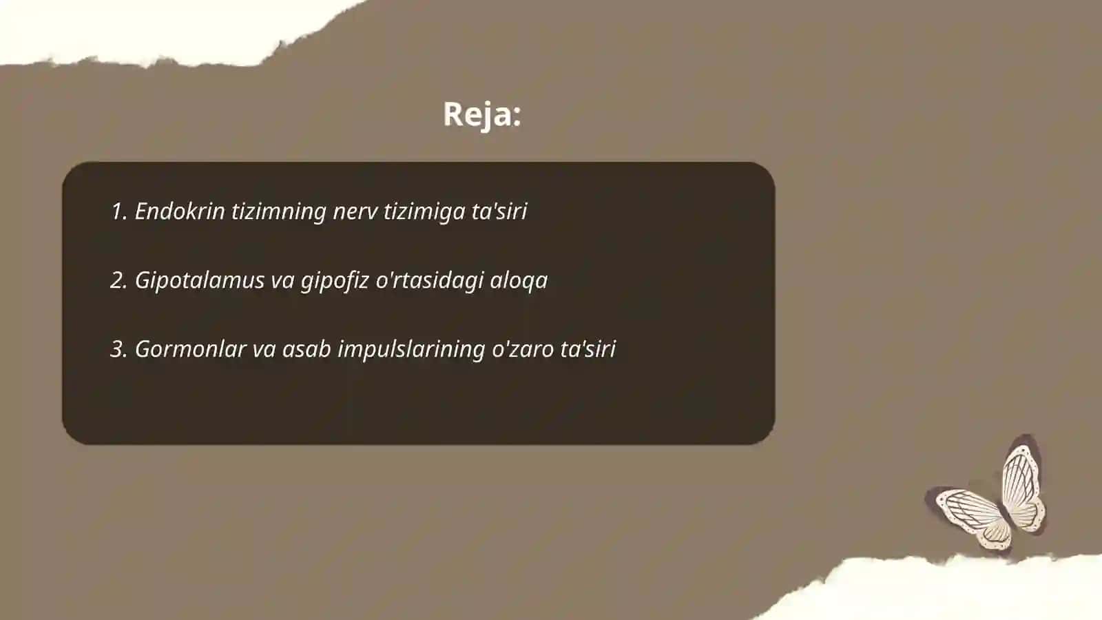 Endokrin va nerv tizimining aloqasi 2