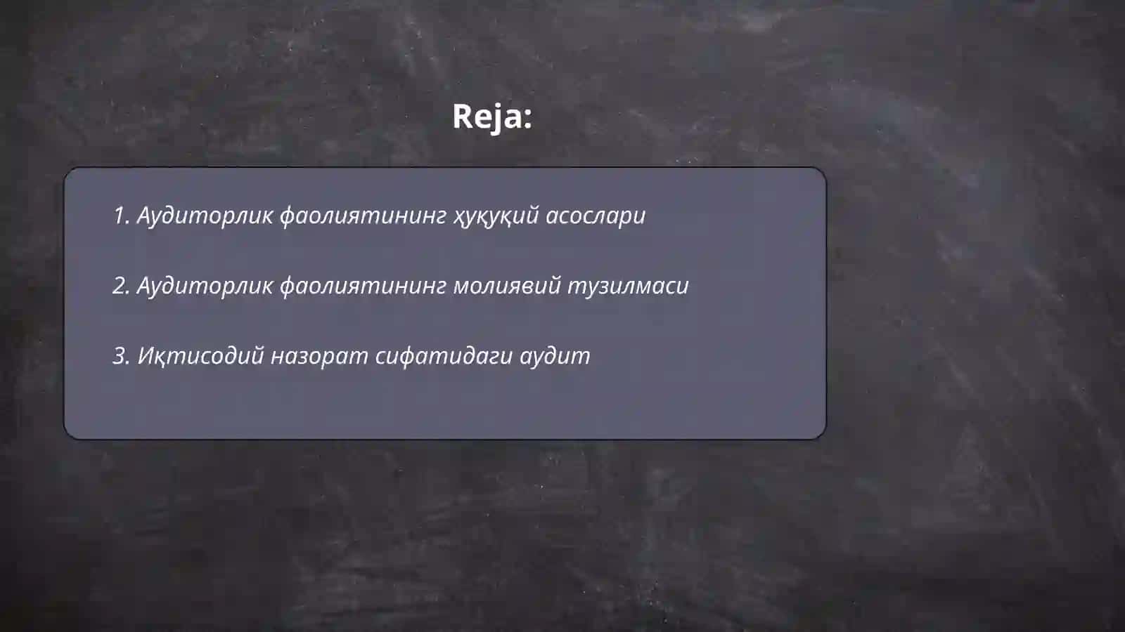 Аудиторлик фаолиятининг молиявий-хукукий табиати 2