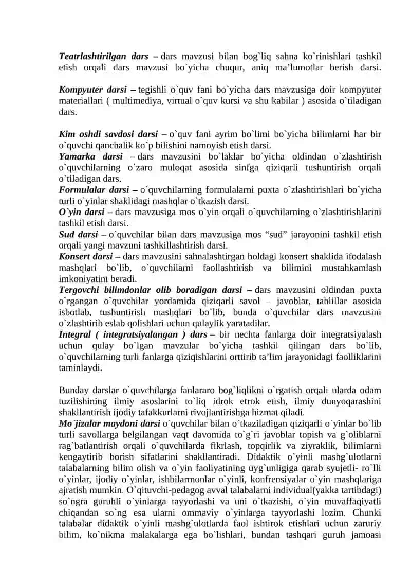 Didaktik o’yinlar va ularni kompyuterda yaratish. Bola tarbiyasida kompyuter o’yinlari 2