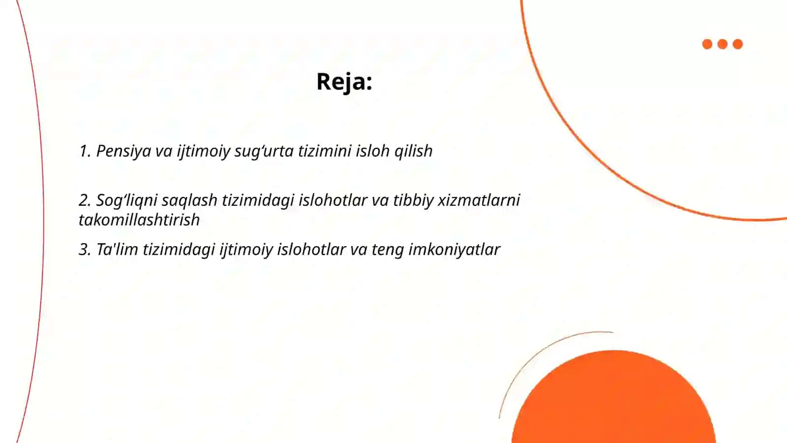 Pensiya va ijtimoiy sug‘urta tizimini isloh qilish 2