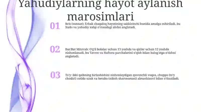 Buxora Yahudiylarning Diniy Marosimlari Va Bayramlari 2
