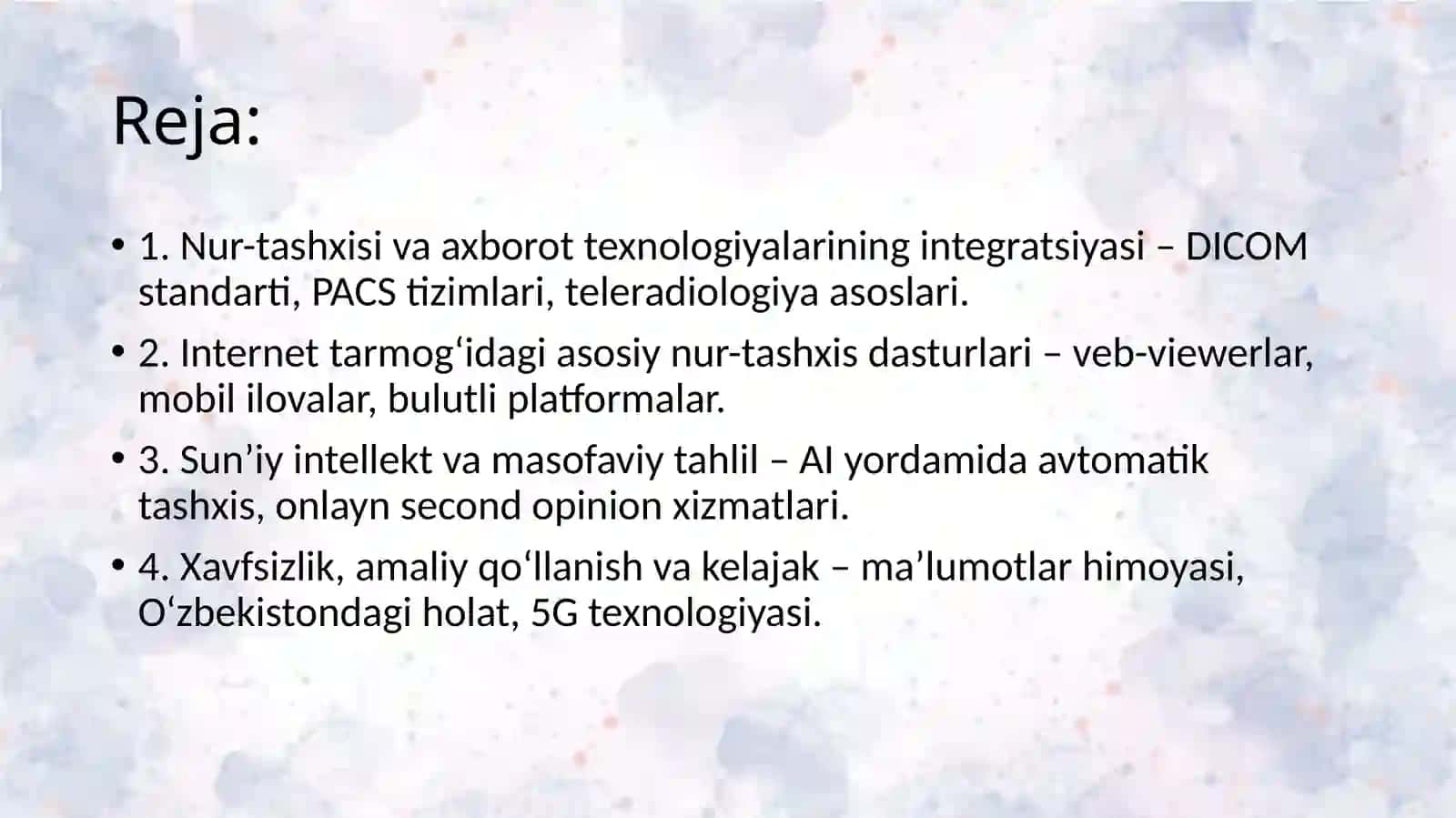 Abduqodirova Shahloning Tibbiyotda Axborot Texnologiyalari Fanidan Tayyorlagan Mustaqilishi (2025-2026 yil 2-semestr) 2