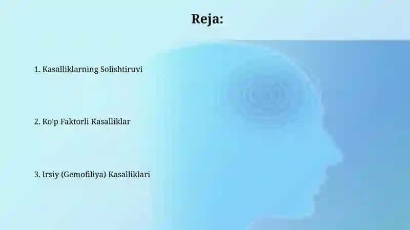 Gemofiliya davolash usullari 2