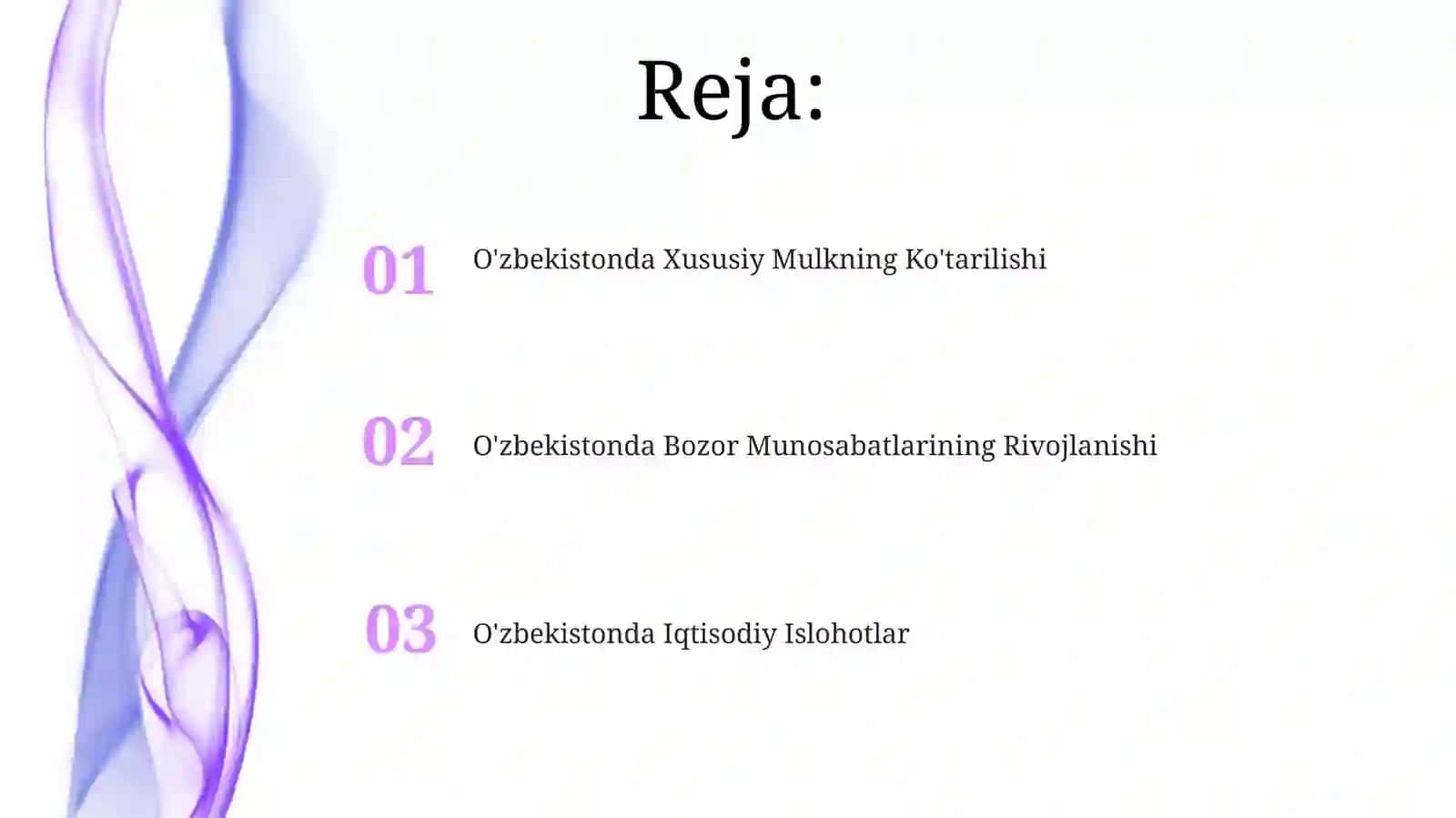 O'zbekistonda Xususiy Mulkning Ko'tarilishi 2