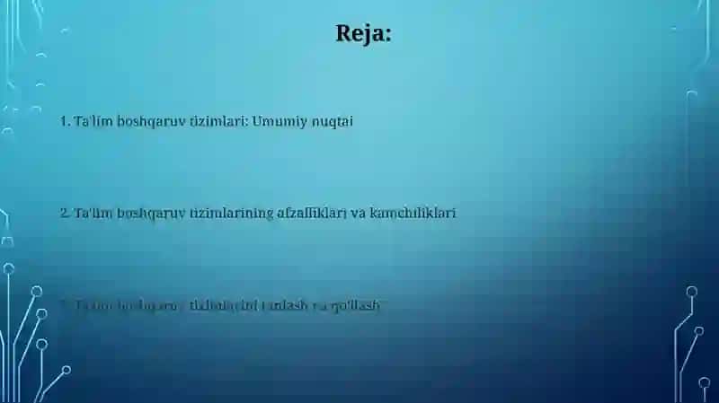 LMS (leorning management system) ta'limni boshqaruv tizimlari 2