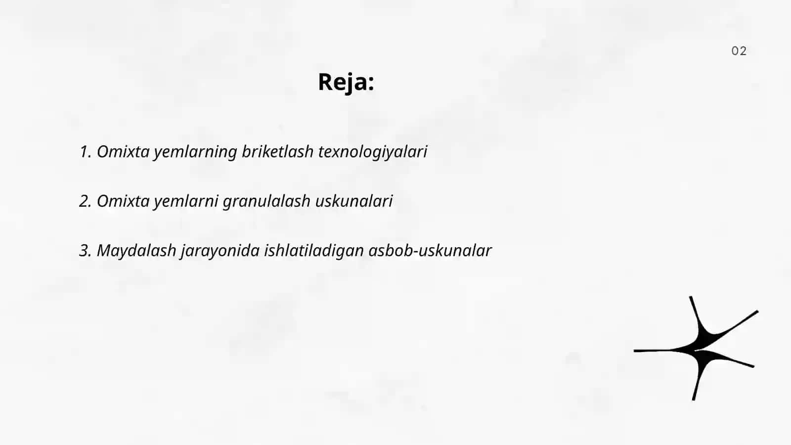 Omixta yemlarning briketlash texnologiyalari 2