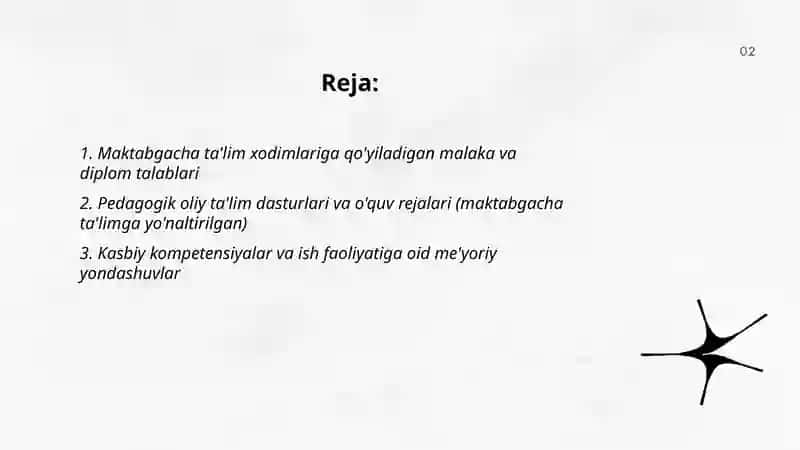 Pedagogik oliy ta'lim dasturlari 2