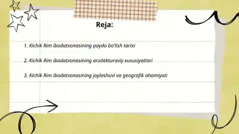 Kichik Rim ibodatxonasi 2