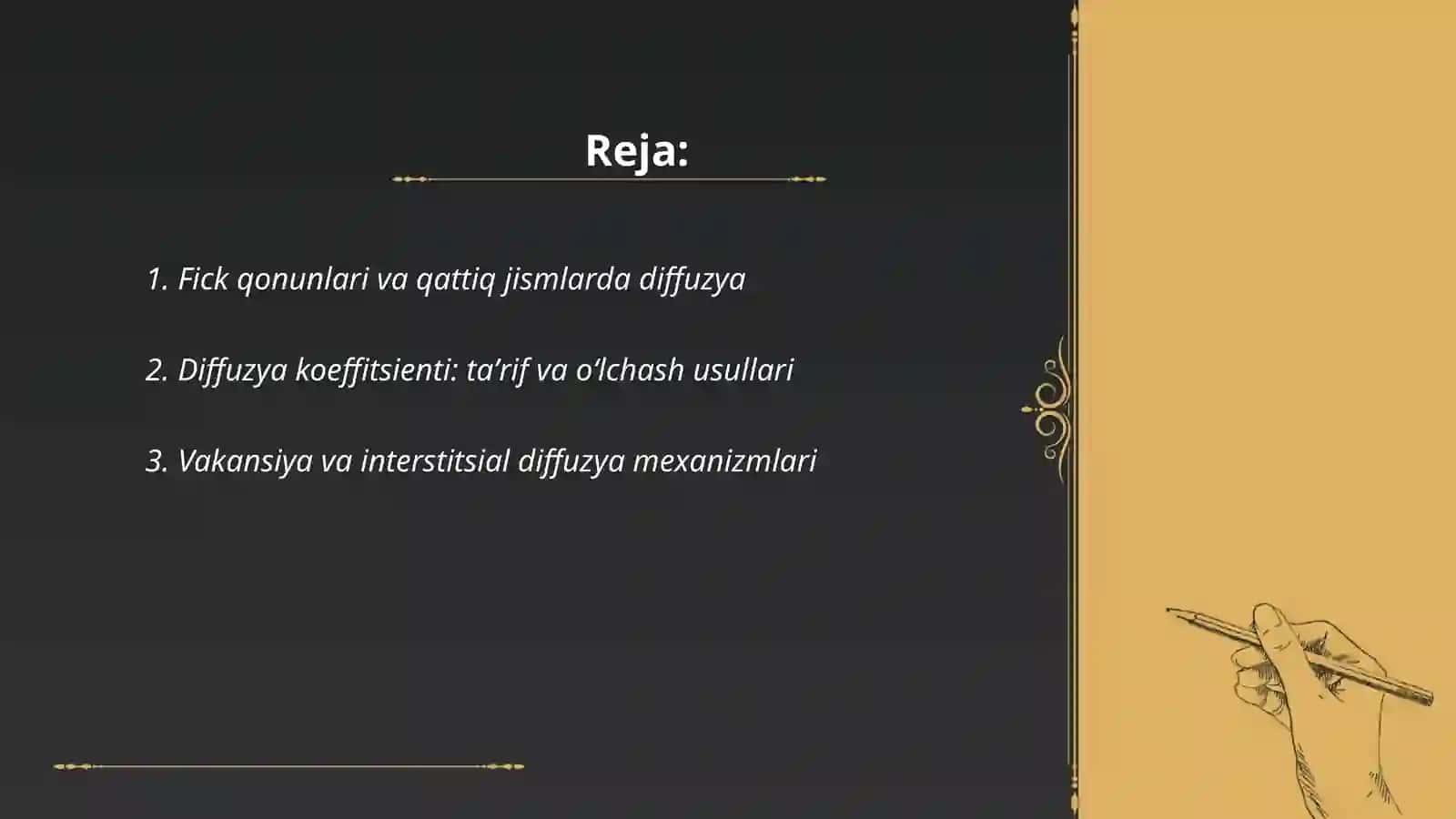 Qattiq jismlarda diffuzya hodisasi 2