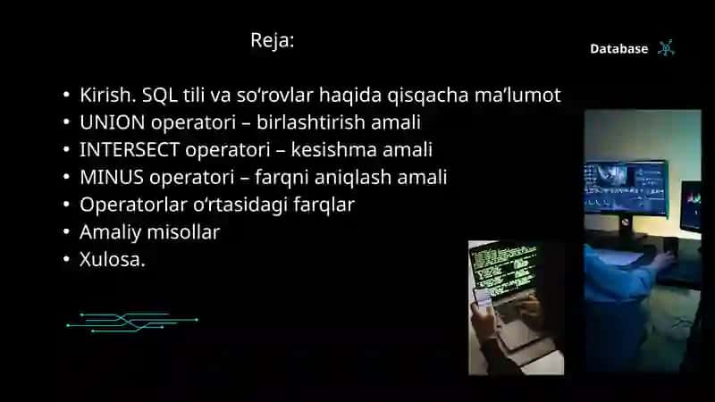 SQL tili va so‘rovlar haqida qisqacha ma’lumot 2