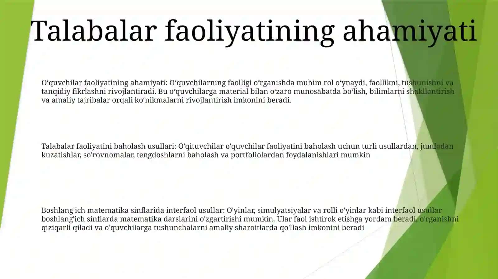 Boshlang'Ich Sinf Matematika Darslarida Interfaol Metodlardan Foydalanish 2