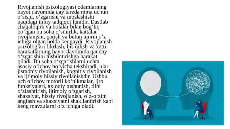 Rivojlanish psixologiyasi 2