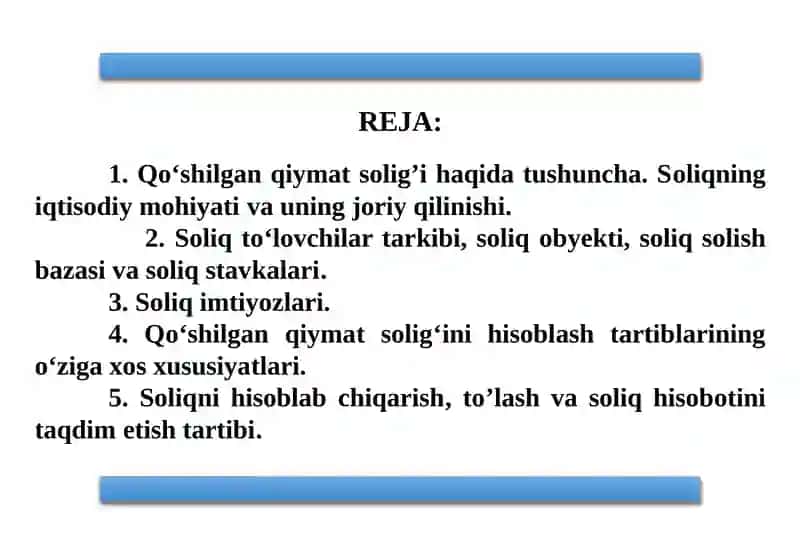 QO‘SHILGANQIYMAT SOLIG‘I 2