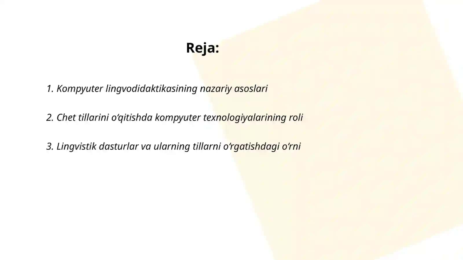 Kompyuter lingvodidaktikasi 2