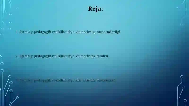 Ijtimoiy-pedagogik reabilitatsiya xizmati modeli va mexanizmi 2
