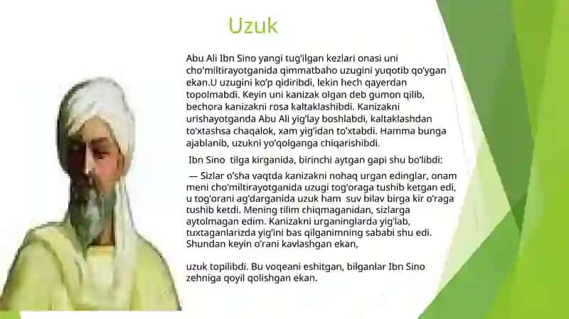 AbuAli ibn Sino haqida hikoyalar 2