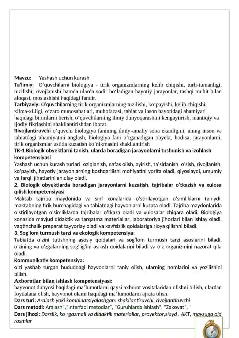 Yashash uchun kurash 2